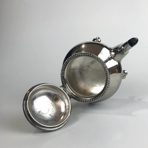 Vintage Moroccan Tea & Coffee Set 6-Piece Handmade in Fes Silver Plate - Picture 11 of 15